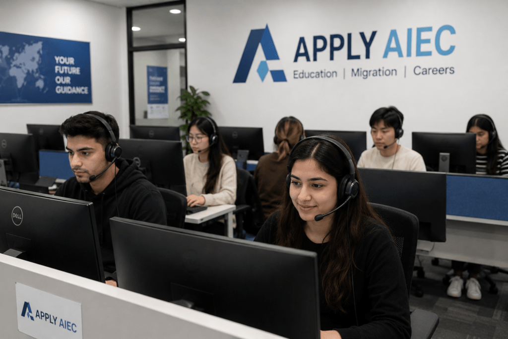 IELTS and PTE coaching lab at Apply AIEC Nawanshahr